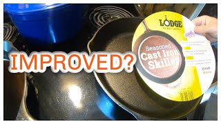 SMOOTHING OUT CAST IRON SKILLET [upl. by Dirraj991]