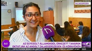 Manush in Hungarian TV News [upl. by Doxia]