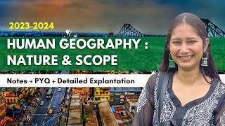 Human Geography  Nature amp Scope  Class 12 Geography  class12geography humangeography [upl. by Carlock]