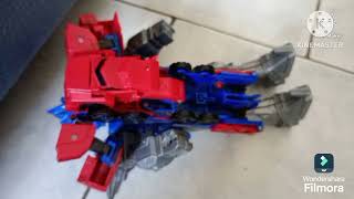 Optimus prime vs Galvatron stop motion  137 inscritos [upl. by Valerlan]