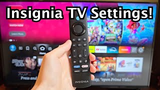 Insignia TV How to Open Settings 2 Menus [upl. by Packston844]