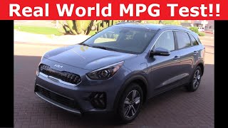 2022 Kia Niro HybridPHEV Fuel Economy Test [upl. by Goldfarb854]