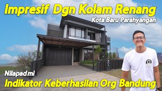 Rumah Mewah Super Keren Gaya Paviliun di Nilapadmi Kota Baru Parahyangan [upl. by Buiron]