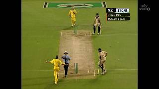 HD  Billy Bowden gives McGrath a Red Card  Funny Cricket [upl. by Greene]