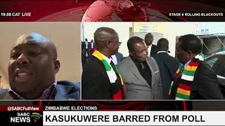 Saviour Kasukuwere on being barred from contesting Zimbabwe election [upl. by Lewison]