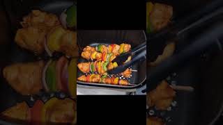 Air fryer Chicken Skewers Kebabs shorts airfryer recipe [upl. by Thordia]