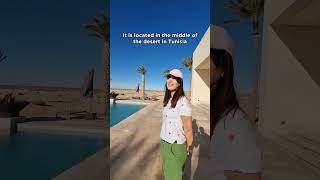 Best hotel in the desert in Tunisia shortvideo travelvlog shortvideo [upl. by Salisbarry]