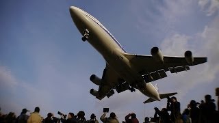 永久保存版 伊丹空港熱き1日の記録 B747ジャンボ1日限りの里帰り Boeing 747 千里川 [upl. by Gurl259]