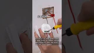 Smart switch module that can be installed even if there is no neutral wire at home [upl. by Andee]