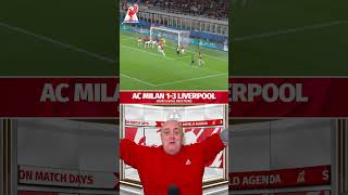 AC MILAN 13 LIVERPOOL GOAL REACTIONS [upl. by Abshier]