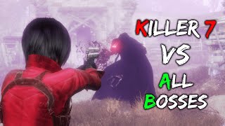 KILLER7 VS ALL BOSSES PROFESSIONAL  Resident Evil 4 Remake Separate Ways [upl. by Asilenna]