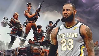 If LeBron James Played Fortnite Battle Royale [upl. by Bowes]