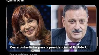 Cristina versus Quintela el PJ irá a internas por las autoridades partidariasUn asco 🤮 [upl. by Meer]