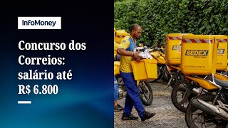 Correios concurso tem salário de até R 68 mil [upl. by Sewell]