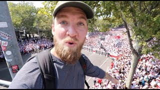 I went to VfB Stuttgarts FIRST HOME GAME and Karawane full day vlog Bad Cannstatt Germany [upl. by Rehpotirhc]