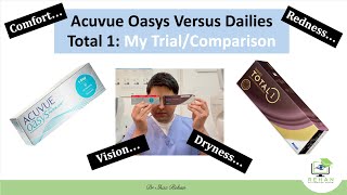 Acuvue Oasys 1 Day Versus Dailies Total 1  Contact Lenses Comparison I Dr Shaz Rehan 2021 [upl. by Paten]