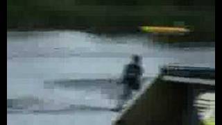 Steve Waterski Jump Crash [upl. by Lihas]