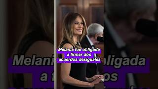 El acuerdo prenupcial firmado por Melania [upl. by Erialc]