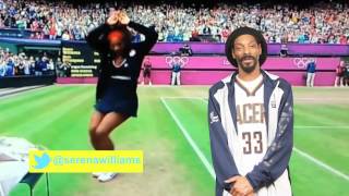 Snoop Lion Message to Serena Williams [upl. by Analem]