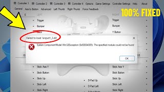 Fix x360ce failed to load quotxinput13dllquot error in Windows 11  1087  How To Solve X360CE ERROR ✅ [upl. by Anastasie996]