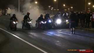 ZX14 vs GSXR1000 vs R1 vs ZX10 vs ZX10 [upl. by Nwahsak42]