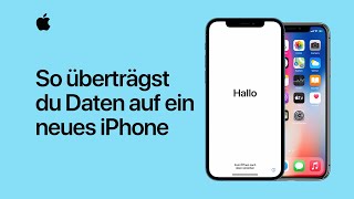 So überträgst du Daten von deinem bisherigen auf dein neues iPhone – Apple Support [upl. by Lenno738]