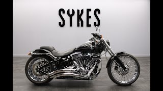 2013 HarleyDavidson FXSB Softail Breakout 103 in Vivid Black [upl. by Neeron]