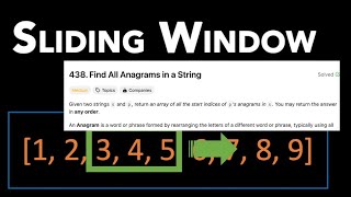 LeetCode  438 Find All Anagrams in a String  Problem no 438  Sliding Window [upl. by Kirima]