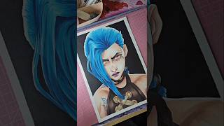 Dessin au Feutre avec Jinx 💜 art shortsvideo shortvideo arcane leagueoflegends jinx shorts [upl. by Boylan]