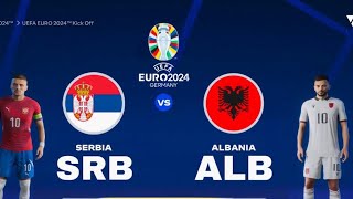 Albania vs Serbia Euro 2024 Final [upl. by Aliahkim]