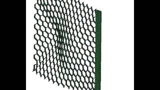 LSDYNA FE Modeling of Honeycomb Seal Crumpling Part 1 [upl. by Inaliel]