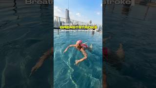 Breaststroke basics for beginners Swim for adults swimtechnique swimmingtips swim [upl. by Yessac]