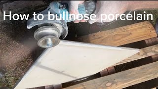 How to bullnose porcelain tiles diy bullnose porcelain trending [upl. by Helsa]