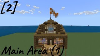 How To Build Stampys Lovelier World 2 Main Area Part 1 [upl. by Thedric]