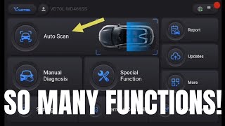 BEST 2024 BI DIRECTIONAL OBD2 SCANNER VDIAGTOOL VD70 LITE FULL REVIEW [upl. by Ettelorahc807]