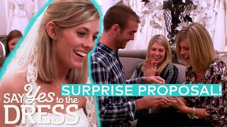 Bride Receives A Surprise Proposal At The Salon  Say Yes To The Dress [upl. by Steffen]