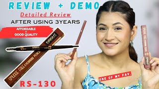 Insight Smudge Free Eyebrow Pencil Review  Best Eyebrow Pencil For Beginners  Honest Review [upl. by Dorelia829]