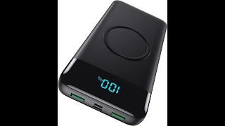 FOCHEW 30800mAh Wireless Portable Charger [upl. by Ayojal]