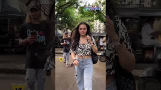 Tejasswi Prakash Gets Papped While Riding An Auto  Tejasswi Prakash Auto Video  shortvideo [upl. by Eeltrebor]