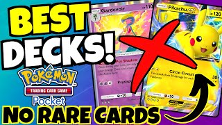 The Best FREE DECKS You Can Build RIGHT NOW Pokemon TCG Pocket [upl. by Cedric]