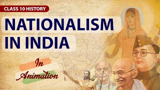 Nationalism in India Full chapter in animation  Class 10 Social studies [upl. by Teik]