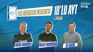 345 YAYINCILIK 10LU AYT FEN BİLİMLERİ DENEMESİ  1 DENEME [upl. by Folly]