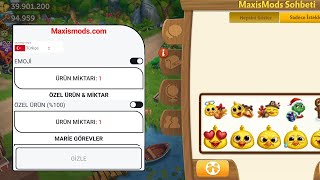 Farmville 2 Hile Mod Menu Gameguardian Emoji amp Fertilizer amp 150 Points Boat amp Vip Decoration Free [upl. by Ojeibbob]