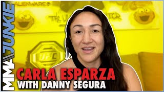 Carla Esparza reflects on bittersweet title win at UFC 274 understands criticism [upl. by Kenley]