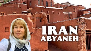 ABYANEH Traditional Historical Village  Road Trip from Kashan to Isfahan  Iran Travel Vlog [upl. by Kerekes635]