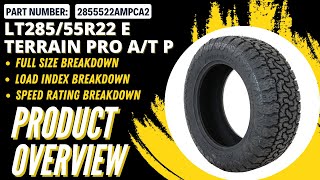 What do the numbers mean 28555r22 Amp Terrain Pro ATP Part 2855522AMPCA2 and where to buy [upl. by Rosabelle]