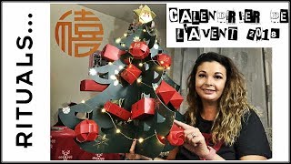 UNBOXING  CALENDRIER DE LAVENT RITUALS DELUXE 2018 Unboxing calendrier par Sand CookampLook [upl. by Forsta453]