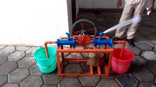 Dual side water pumping using scotch yoke mechanism [upl. by Annohsed403]