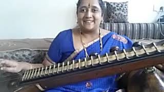 Ra Ra Venu Gopa Bala  Bilahari Swarajathi in Veena  Vanishree [upl. by Ahsinrev639]