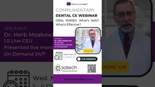 Power of Molecular Iodine Complete a Free CE Webinar Oral Rinses Whats safe Whats effective [upl. by Gnoh]